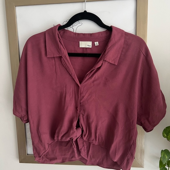 WILFRED FREE tie front blouse - Picture 2 of 2